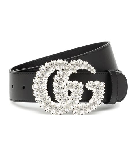 gucci black crystal belt|gucci belt with diamonds.